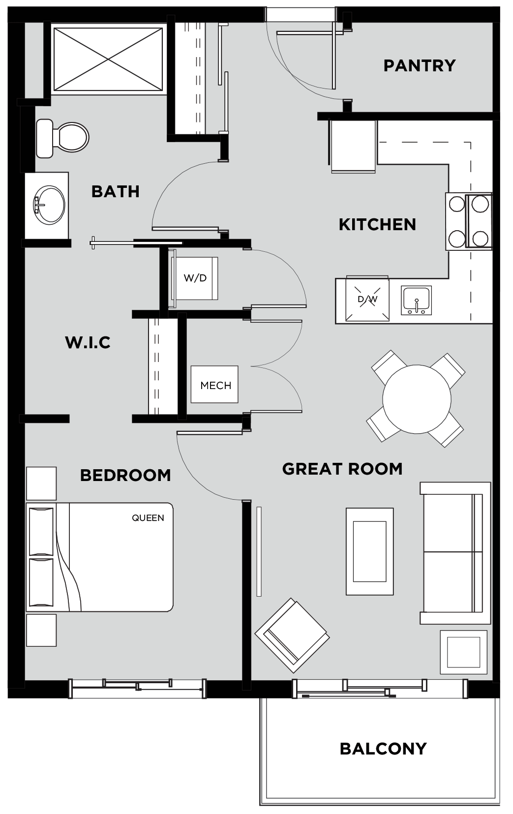Telford Mews Suite 203 Floor Plan