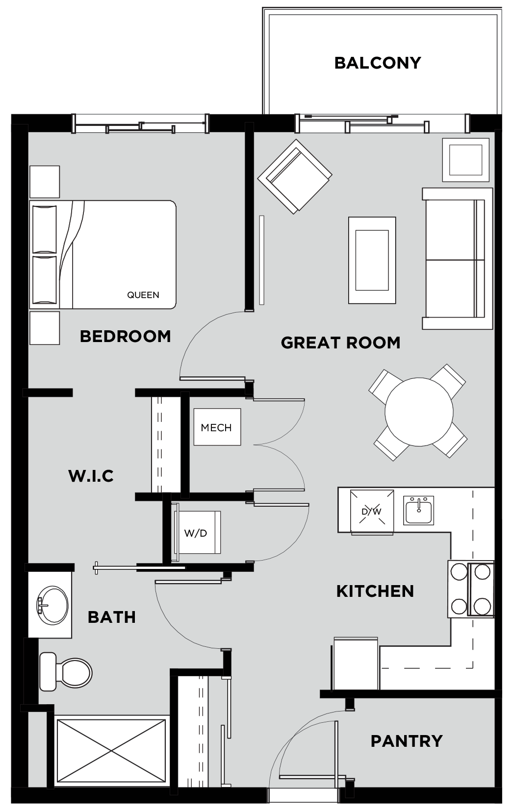 Telford Mews Suite 204 Floor Plan