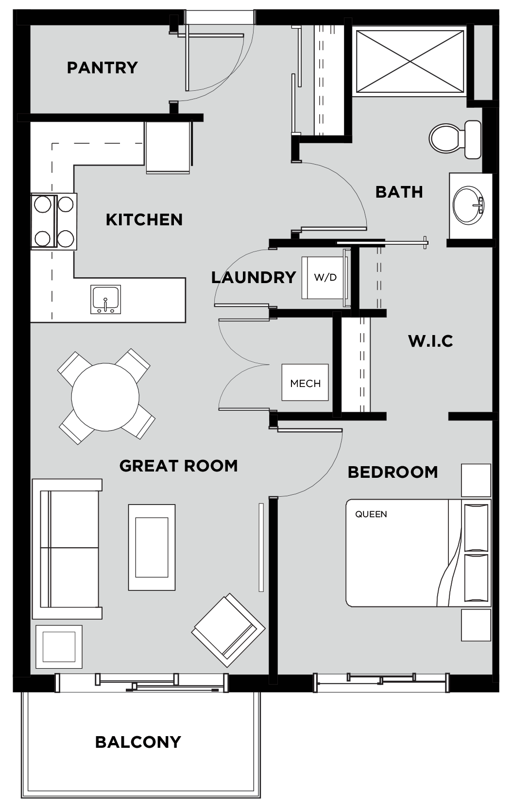 Telford Mews Suite 205 Floor Plan