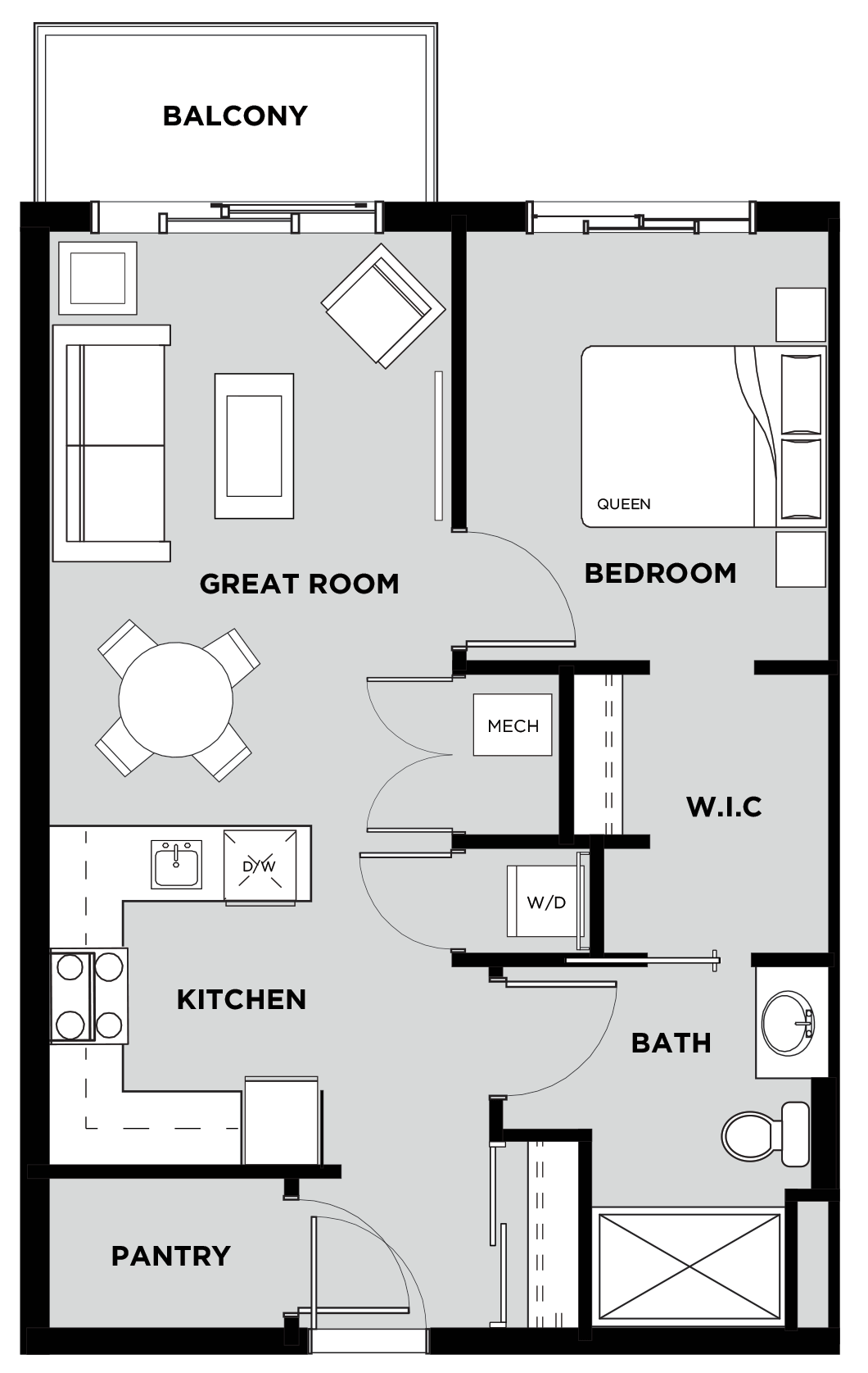 Telford Mews Suite 206 Floor Plan