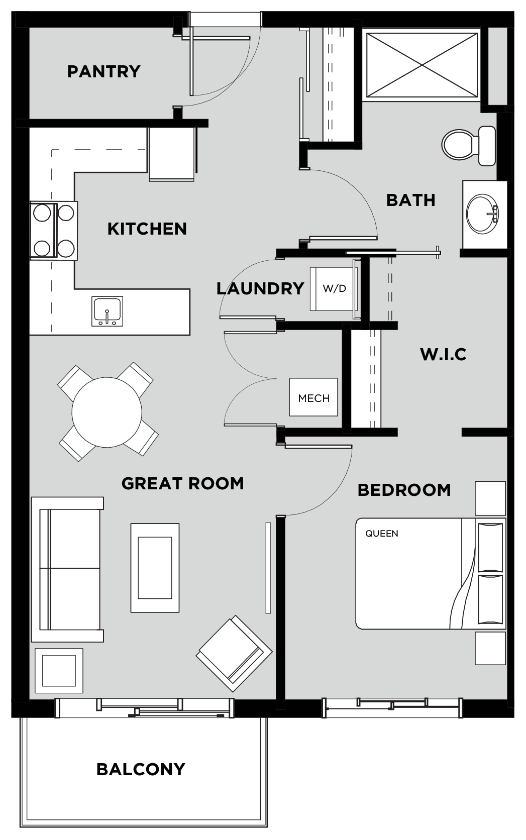 Telford Mews Suite 221 Floor Plan