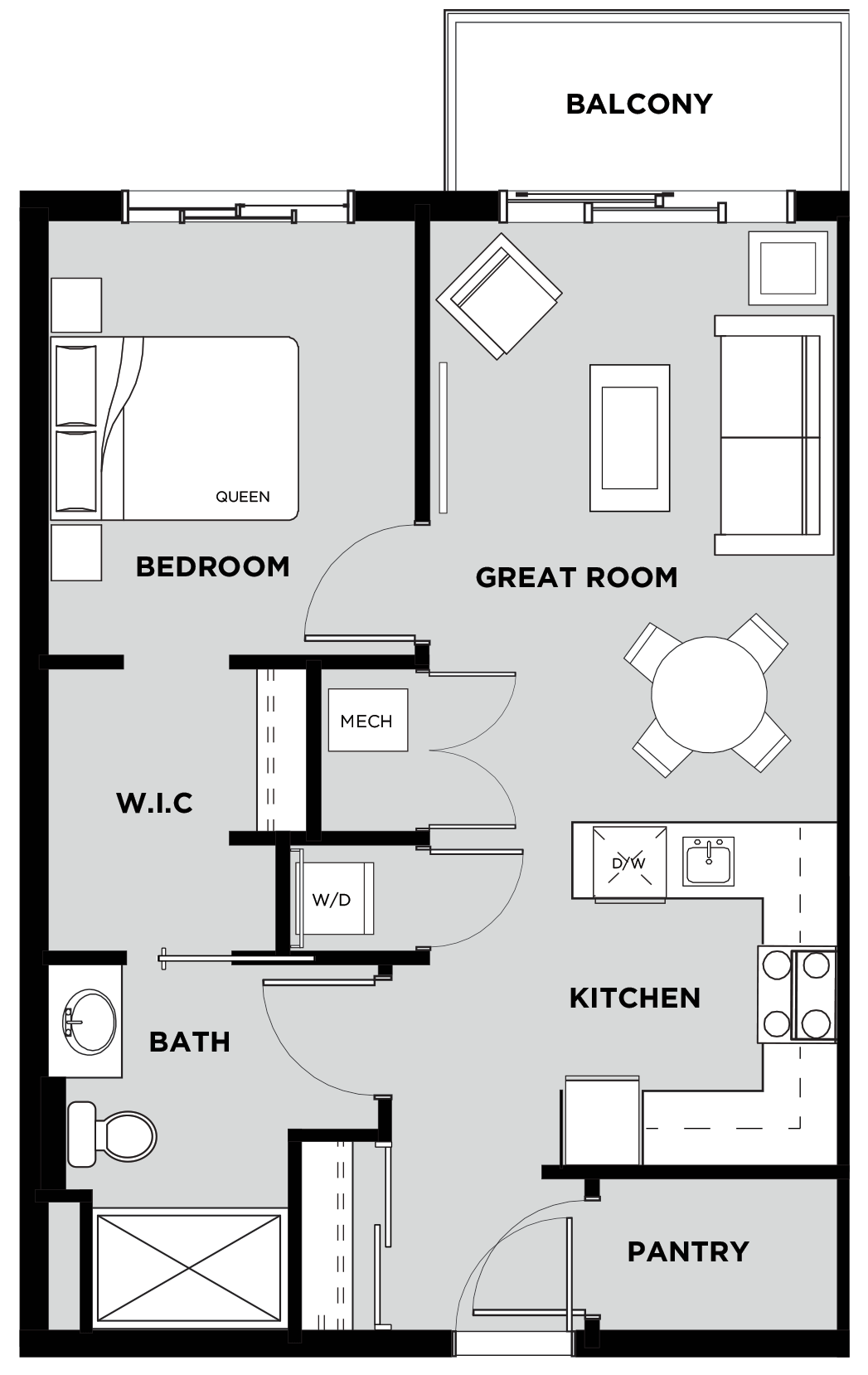 Telford Mews Suite 308 Floor Plan