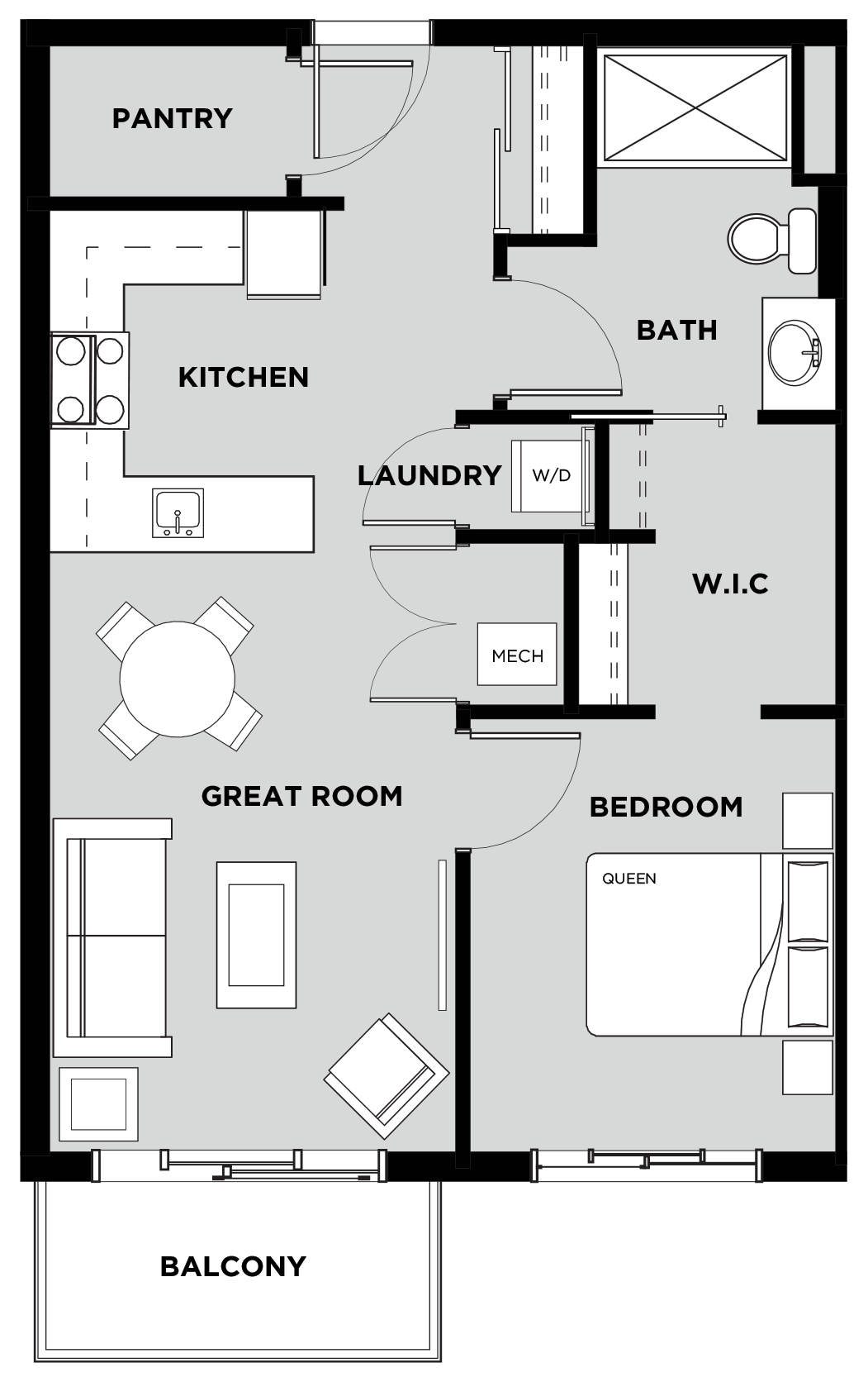 Telford Mews Suite 321 Floor Plan