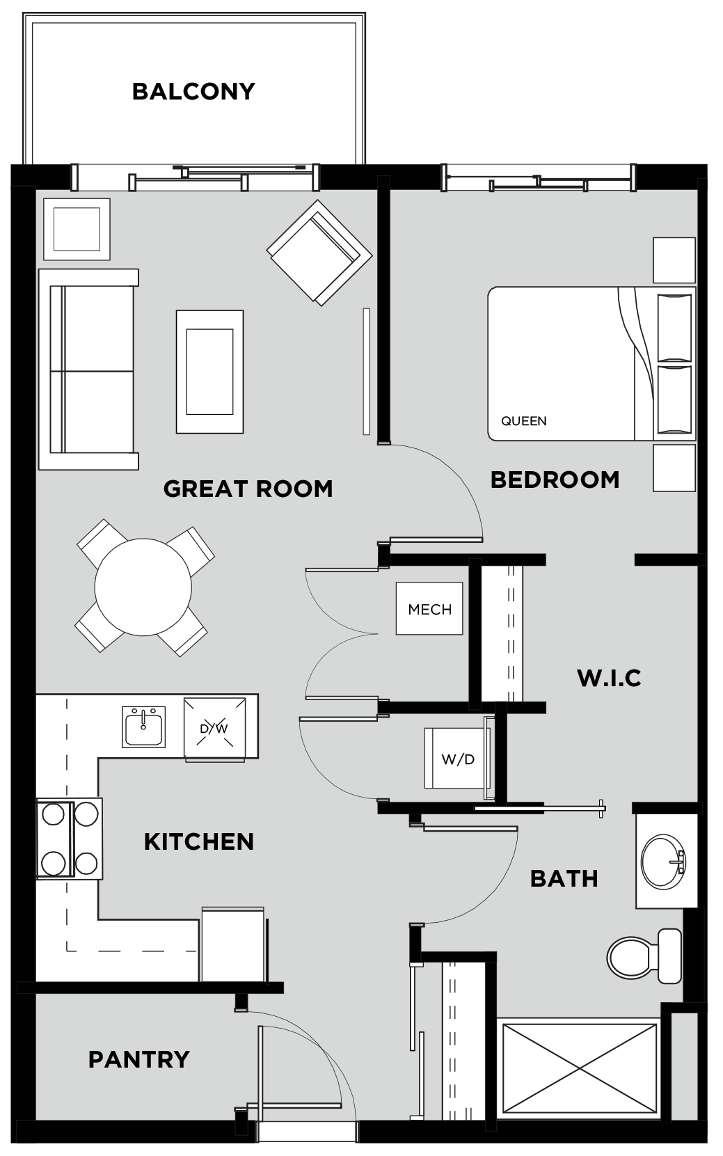 Telford Mews Suite 414 Floor Plan