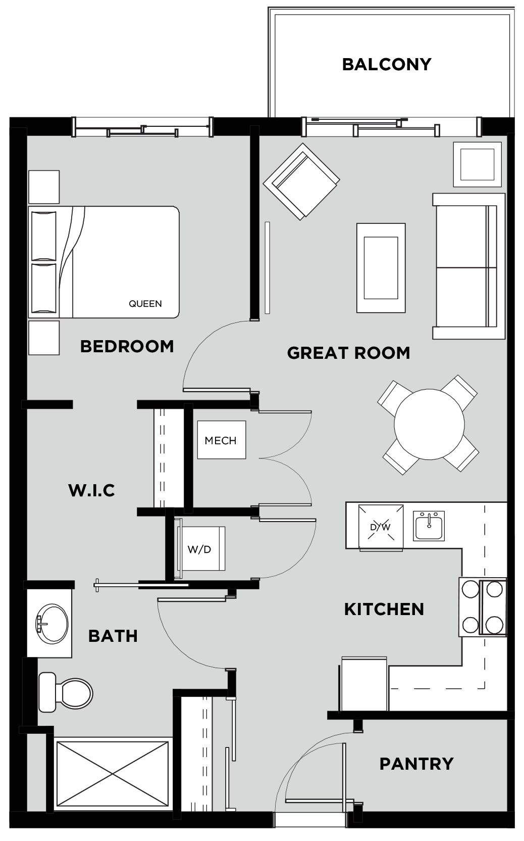 Telford Mews Suite 520 Floor Plan