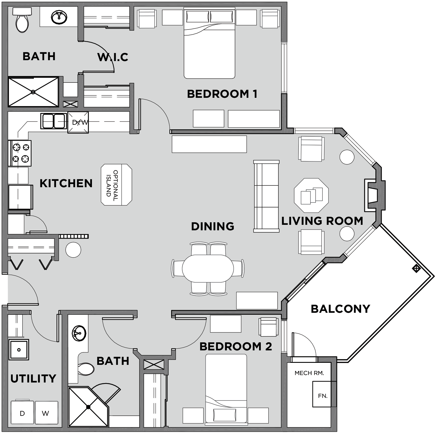 Citadel Village Suite 103 Floor Plan