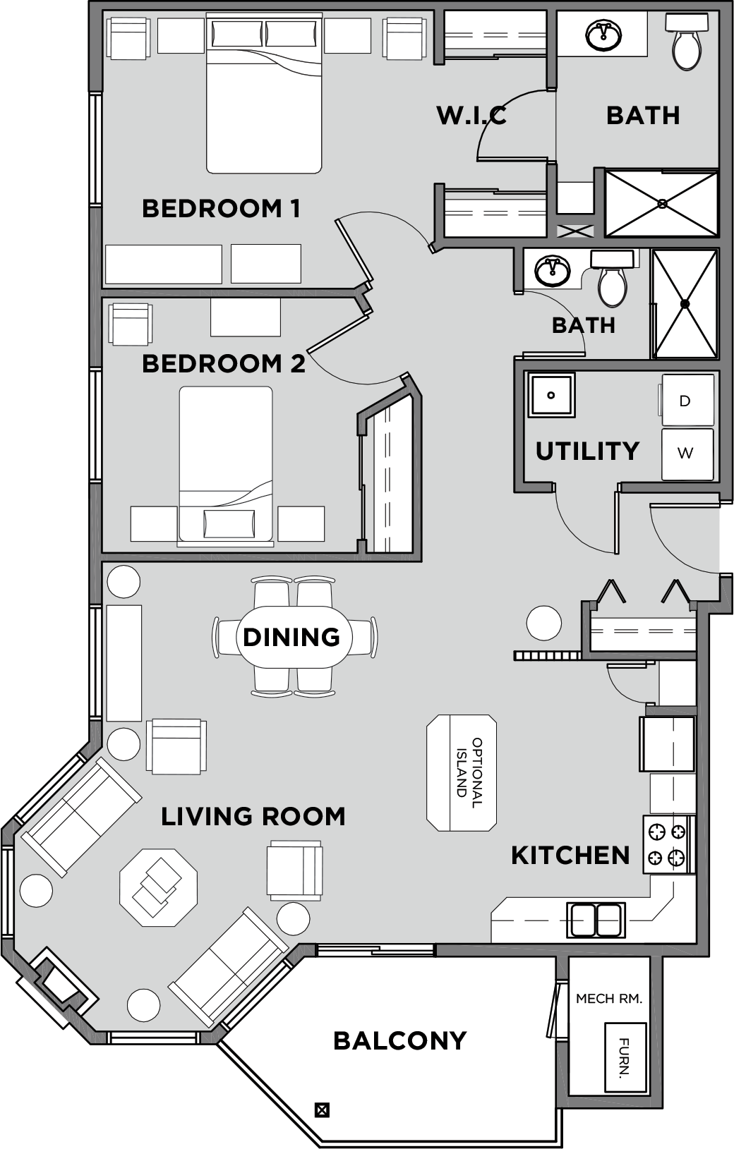 Citadel Village Suite 105 Floor Plan