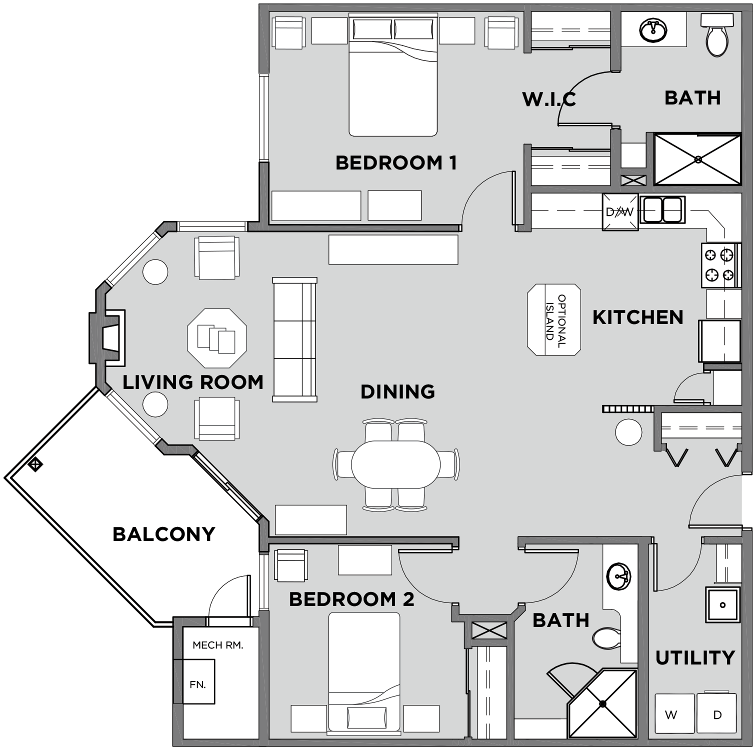 Citadel Village Suite 106 Floor Plan