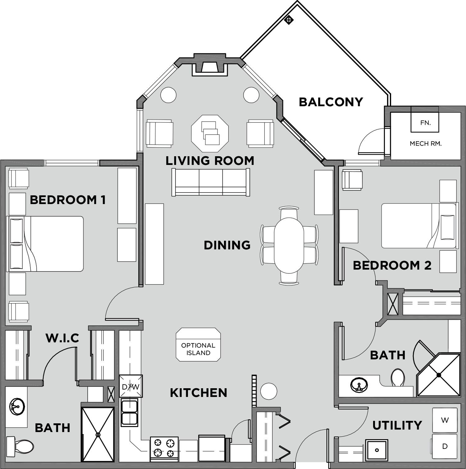 Citadel Village Suite 111 Floor Plan