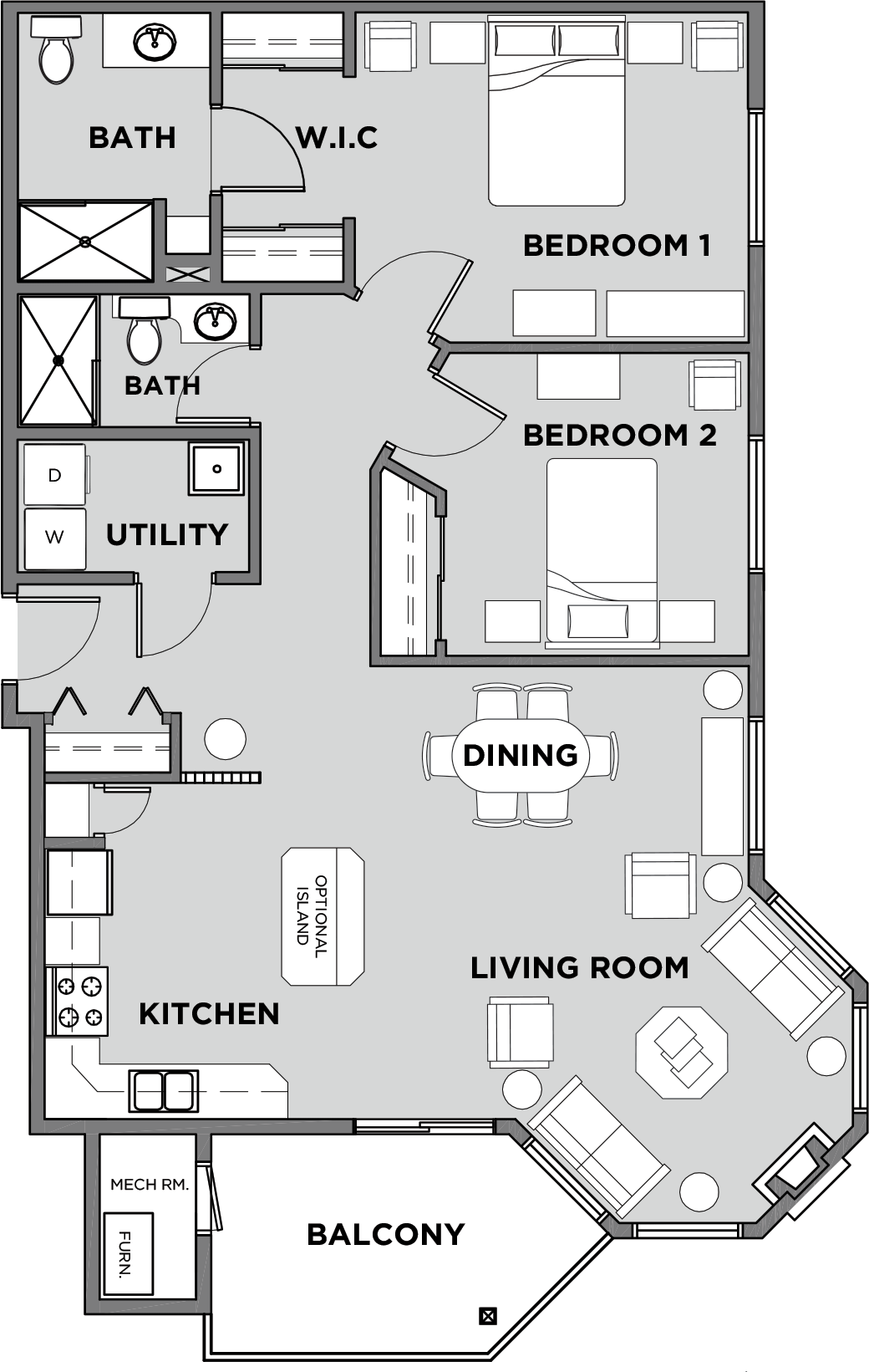 Citadel Village Suite 115 Floor Plan