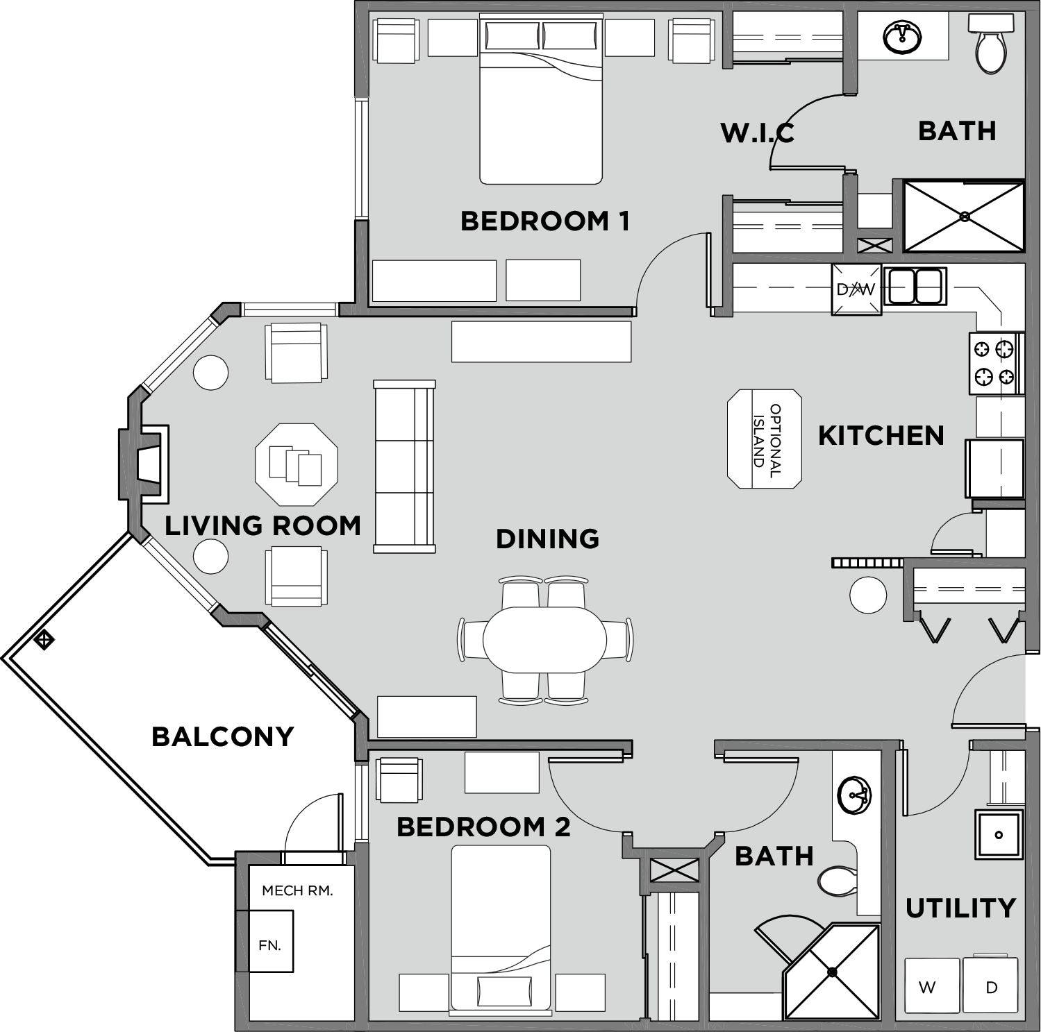 Citadel Village Suite 117 Floor Plan