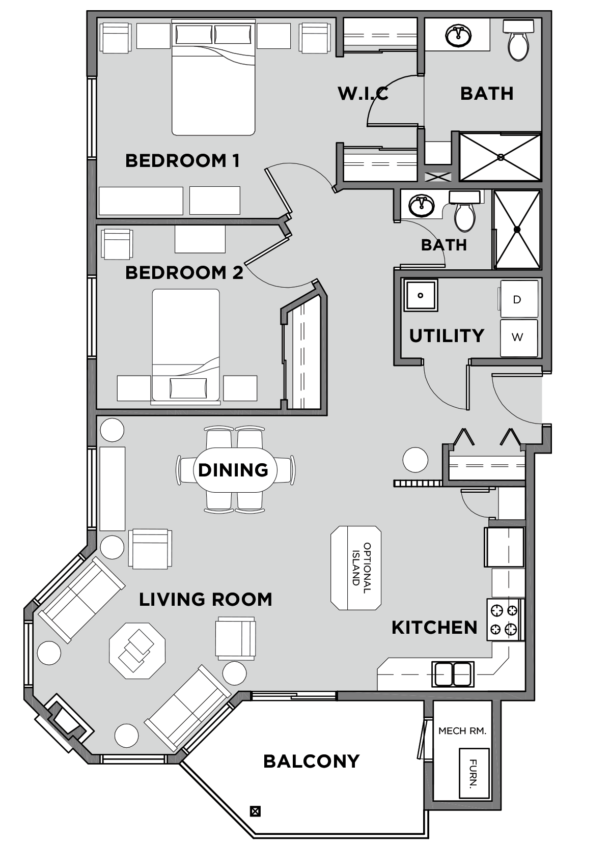 Citadel Village Suite 205 Floor Plan