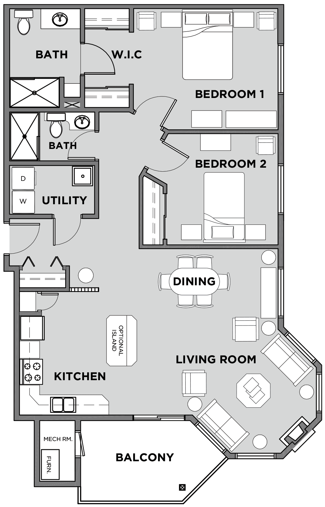Citadel Village Suite 215 Floor Plan
