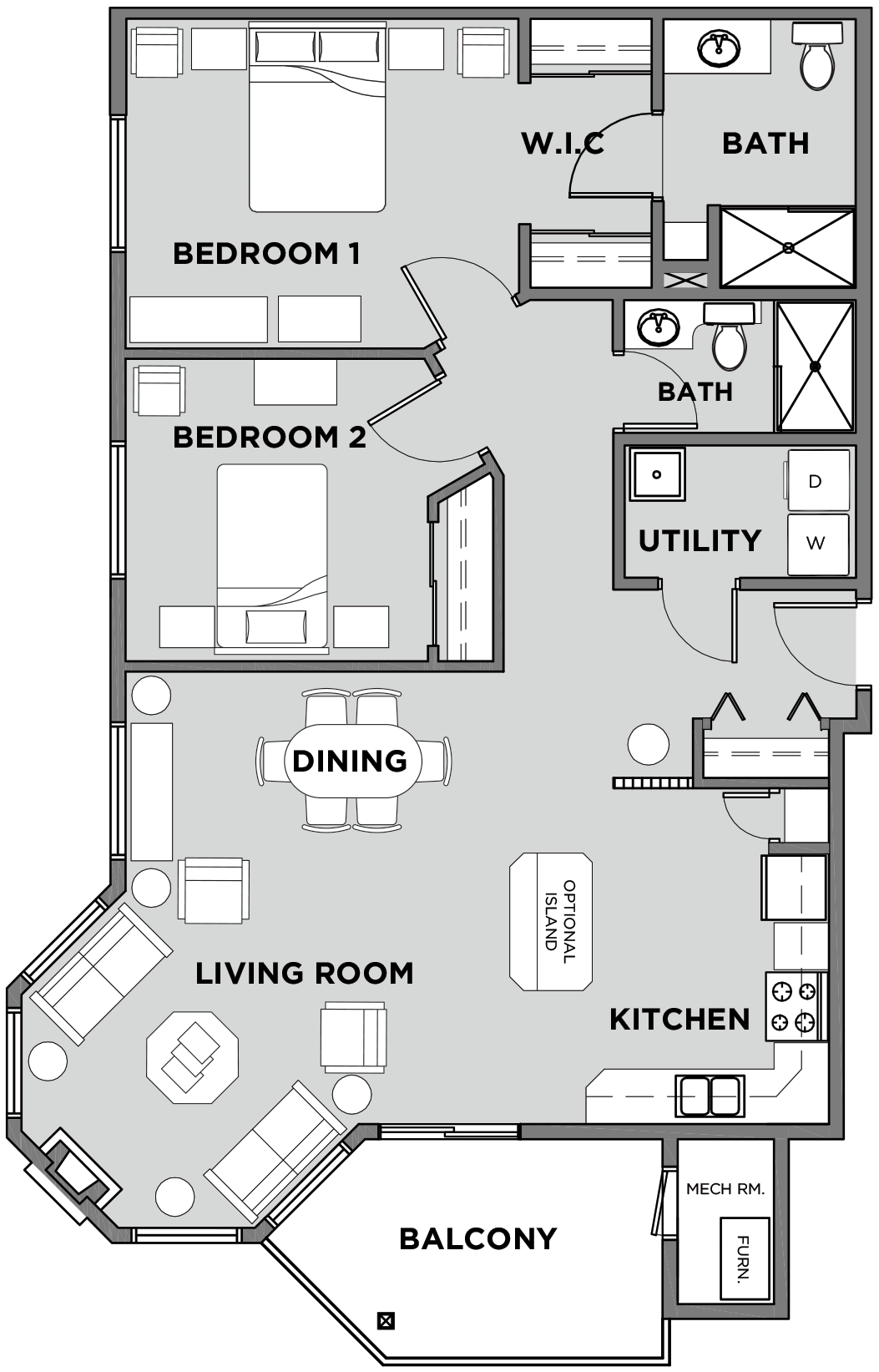 Citadel Village Suite 216 Floor Plan