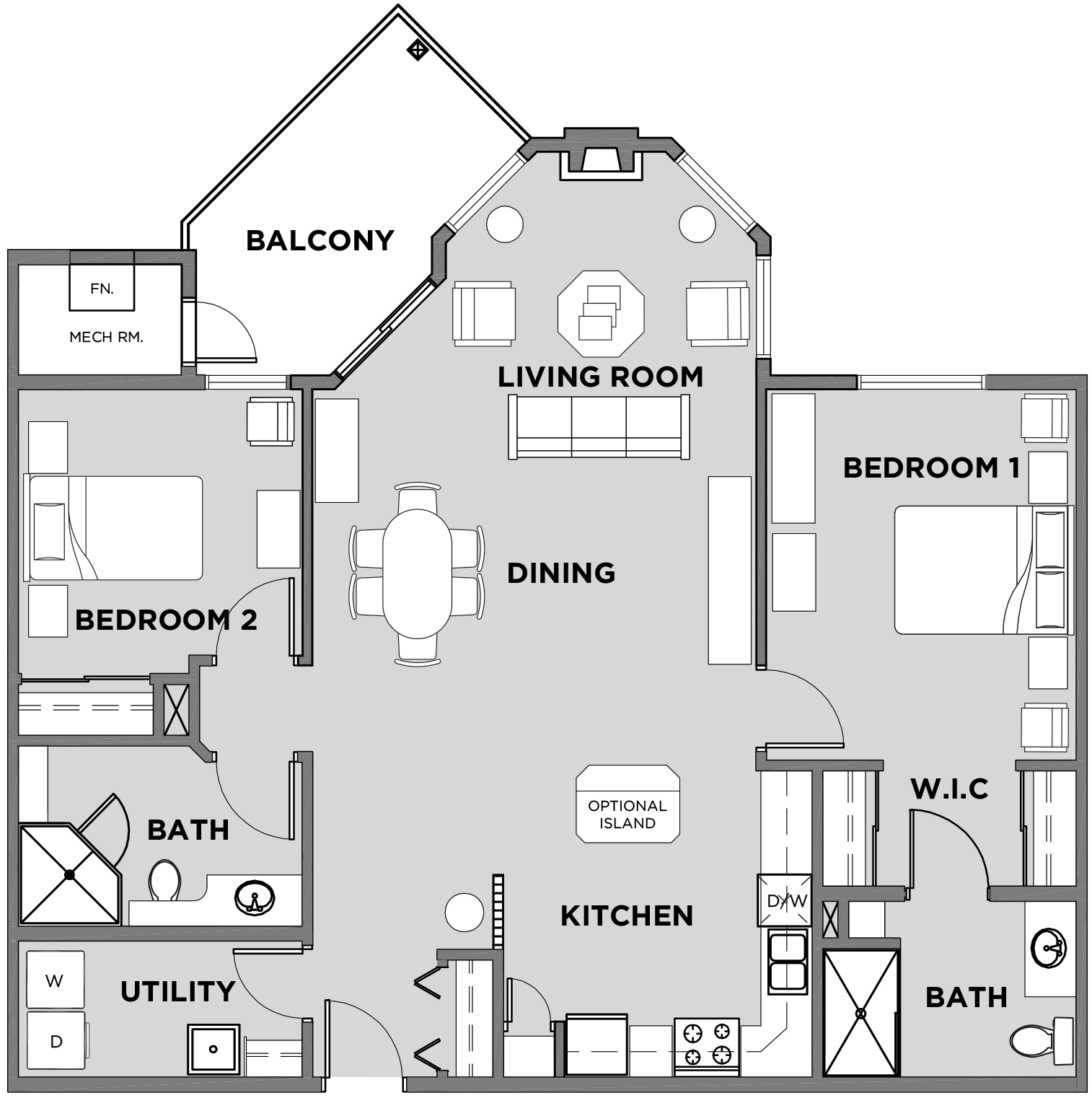 Citadel Village Suite 410 Floor Plan