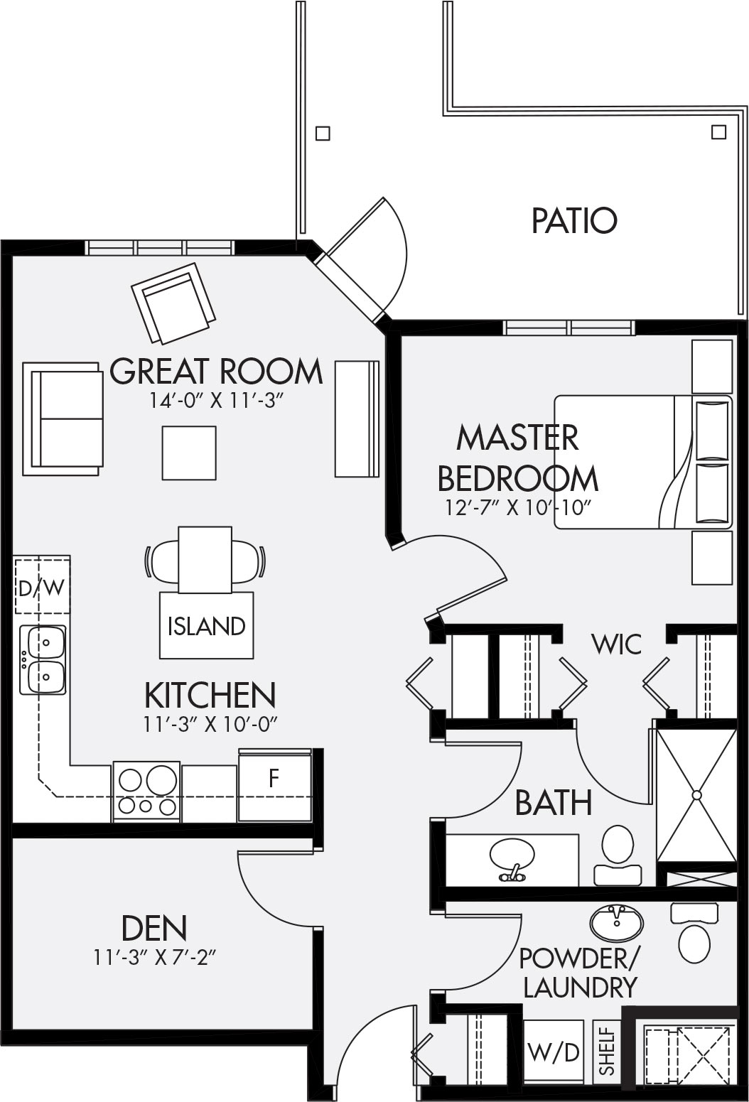 Southwoods Court North Suite 104 Floor Plan