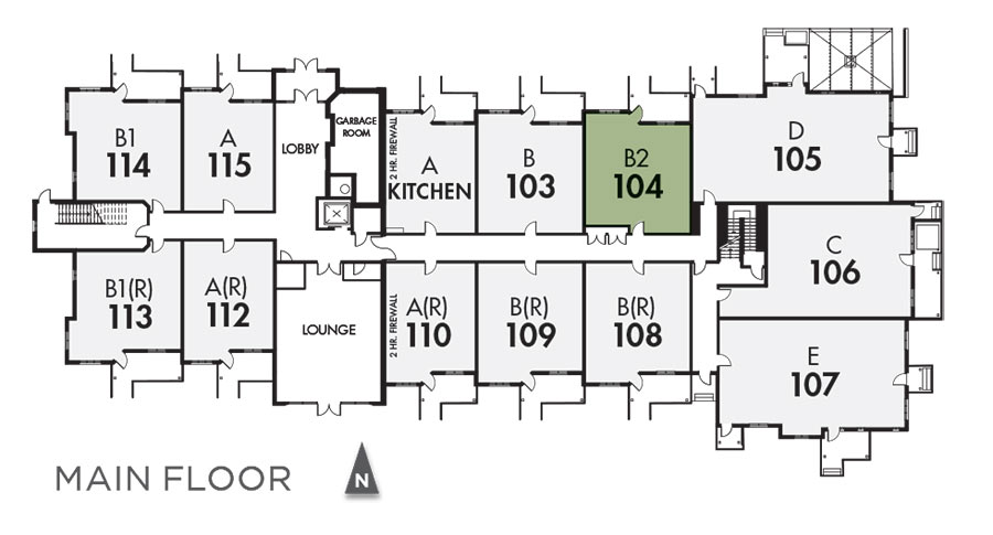 Southwoods Court North Floor 1