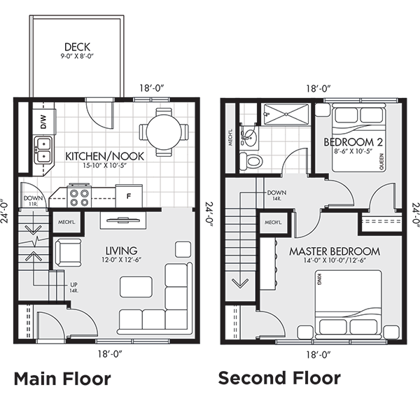 2 Bedroom Unit