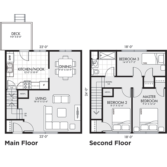 3 Bedroom Unit