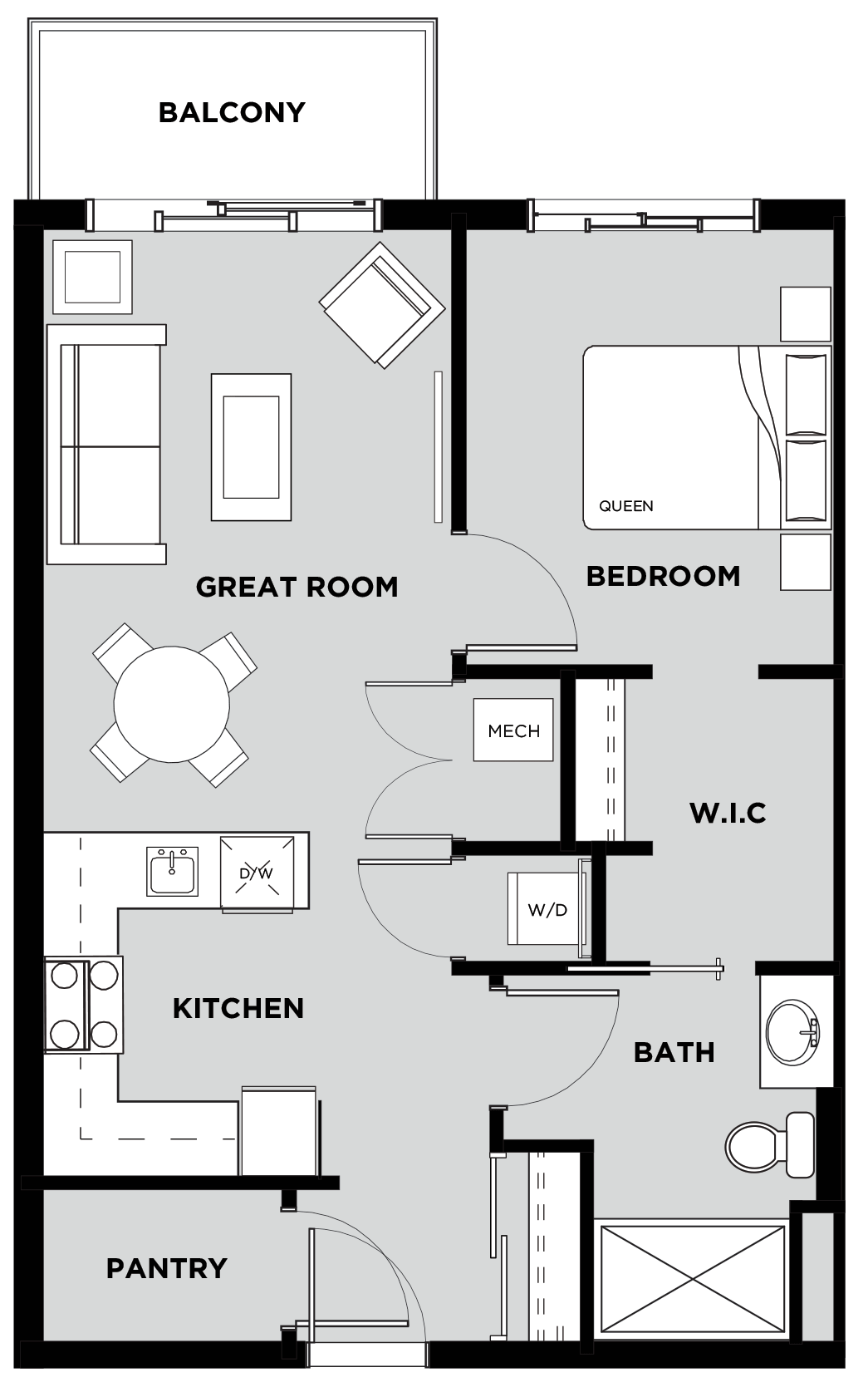 Telford Mews Suite 214 Floor Plan