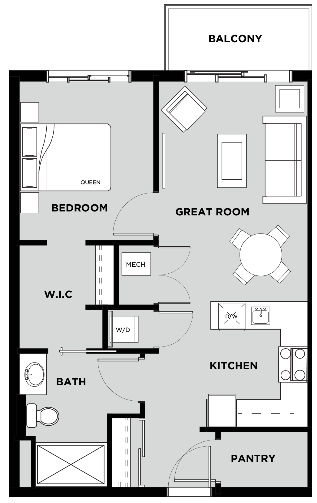 Telford Mews Suite 216 Floor Plan