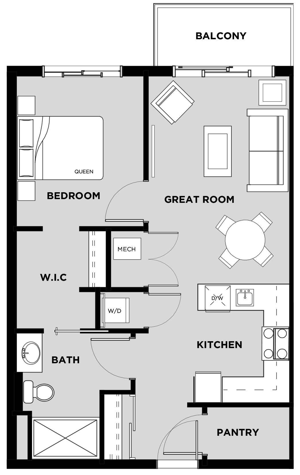 Telford Mews Suite 508 Floor Plan