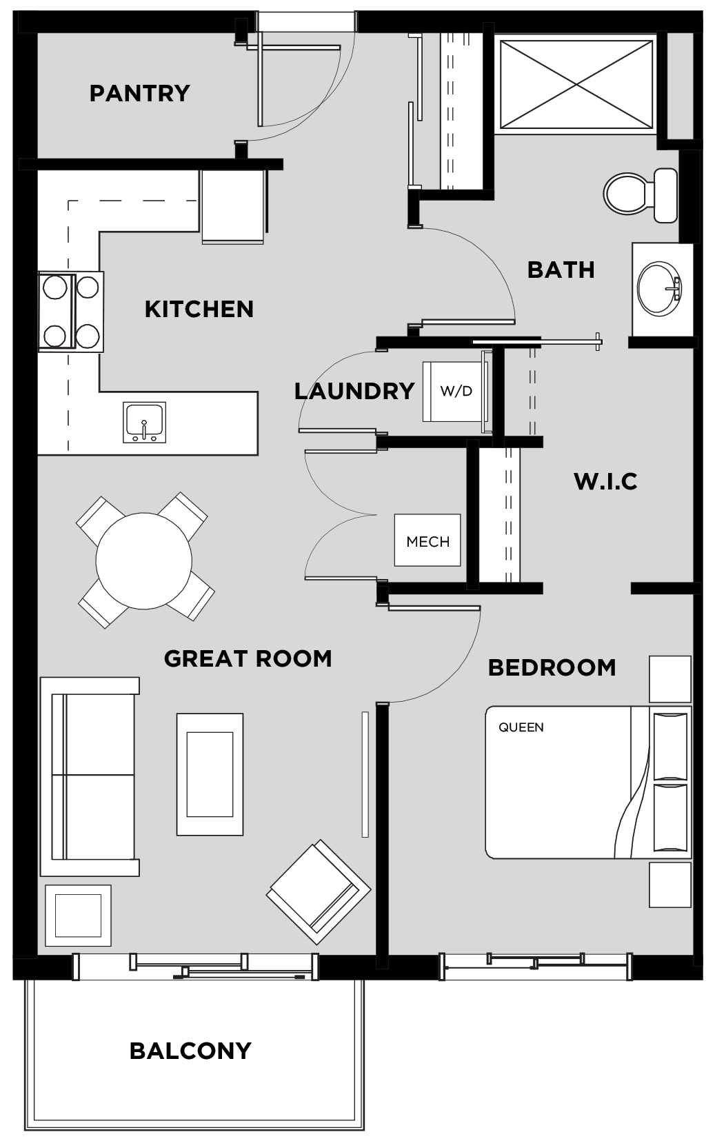 Telford Mews Suite 509 Floor Plan