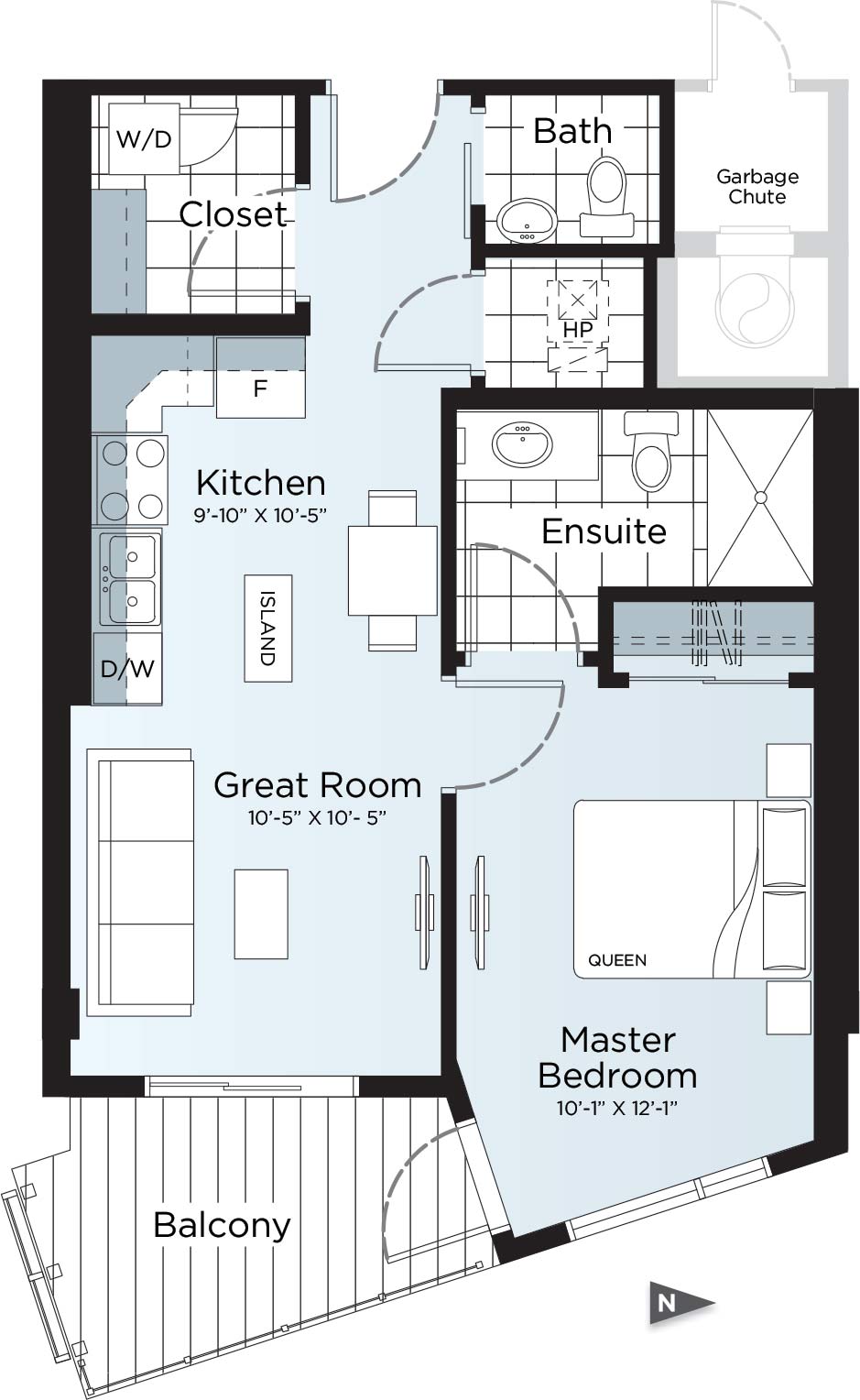 Village at Westmount Suite 1116 Floor Plan