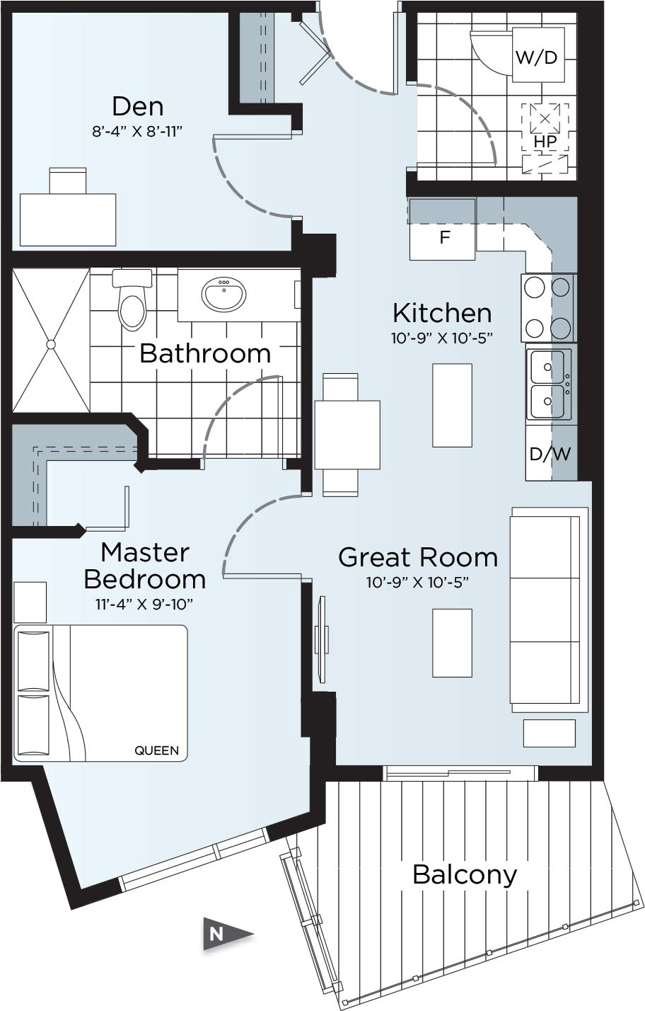 Village at Westmount Suite 1218 Floor Plan