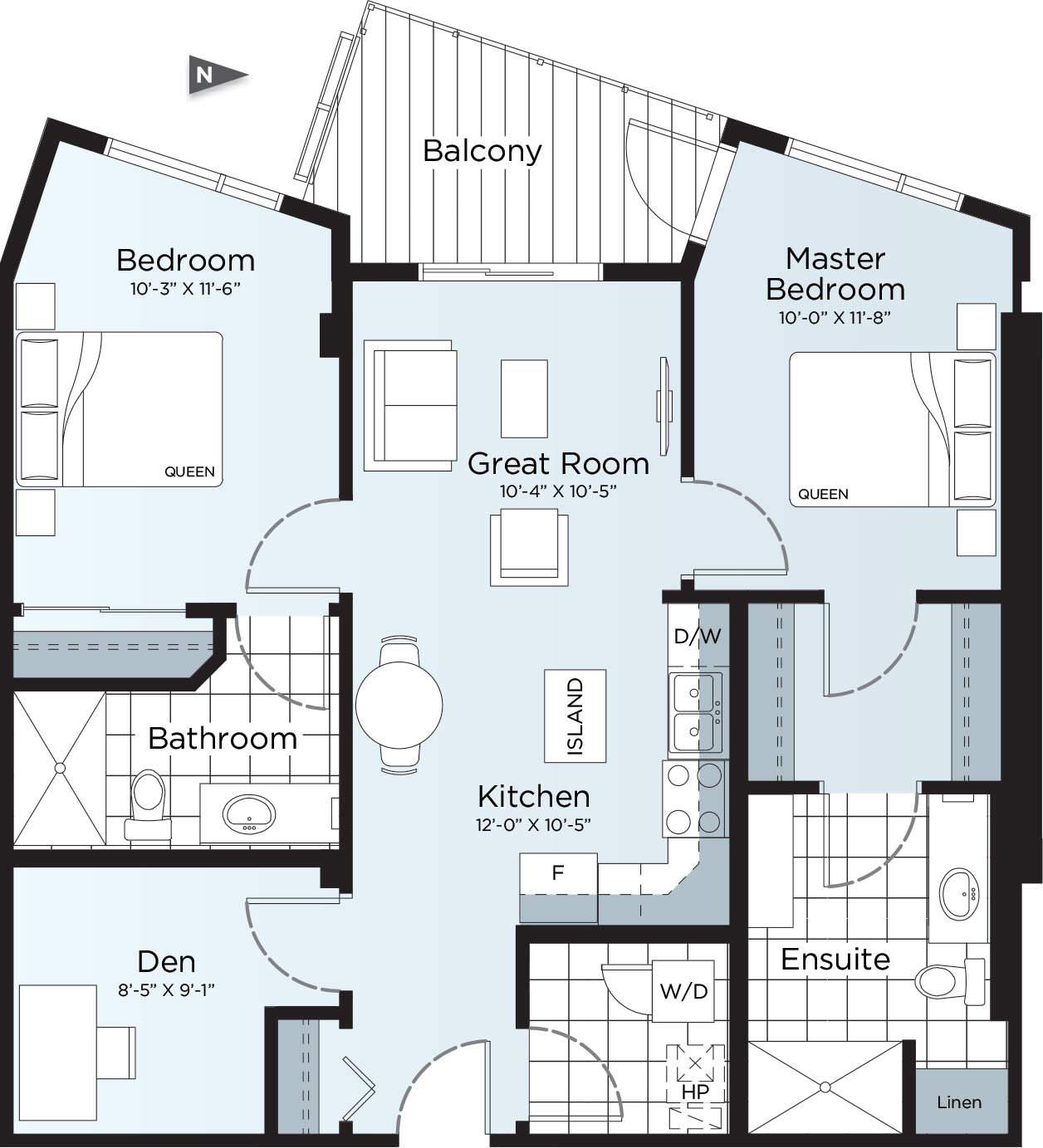 Village at Westmount Suite 604 Floor Plan