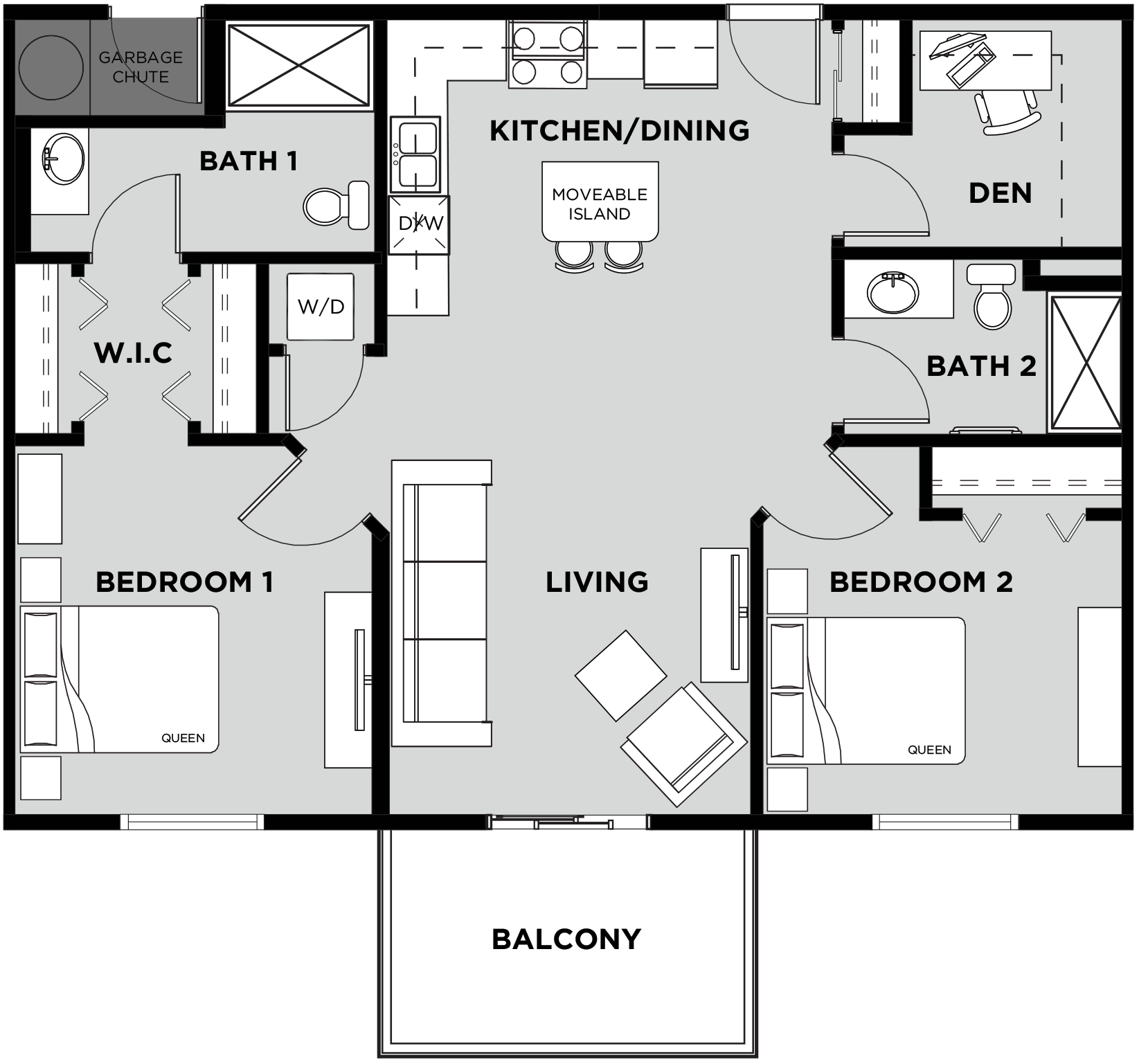 The Manor Suite 315 Floor Plan
